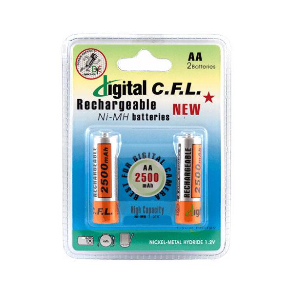 باتري قلمي شارژي 2500mAh CFL