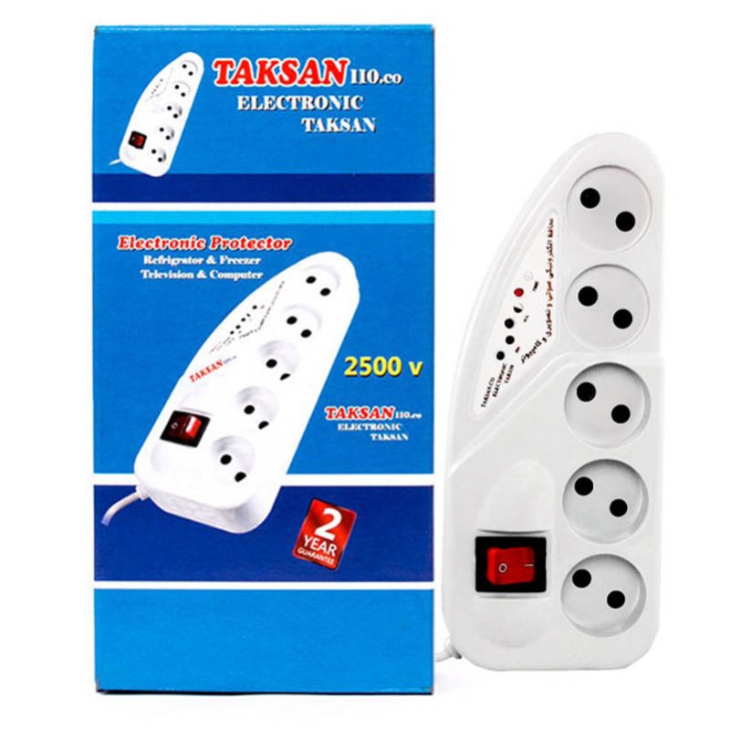 TEXSAN 3M Power Protector (محافظ برق تکسان مدل ۳ متری)