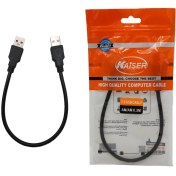 KAISER USB2 30cm Link Cable (کابل لینک یو‌اس‌بی ۲.۰ برند کایزر، طول ۳۰ سانتی‌متر)