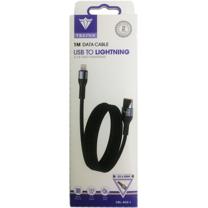 TECNIX CBL‑833 DATA APPLE – Cable