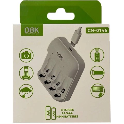 DBK 0146 Quad Battery Charger (شارژر باتری چهار تایی مدل دی‌بی‌کی ۰۱۴۶)