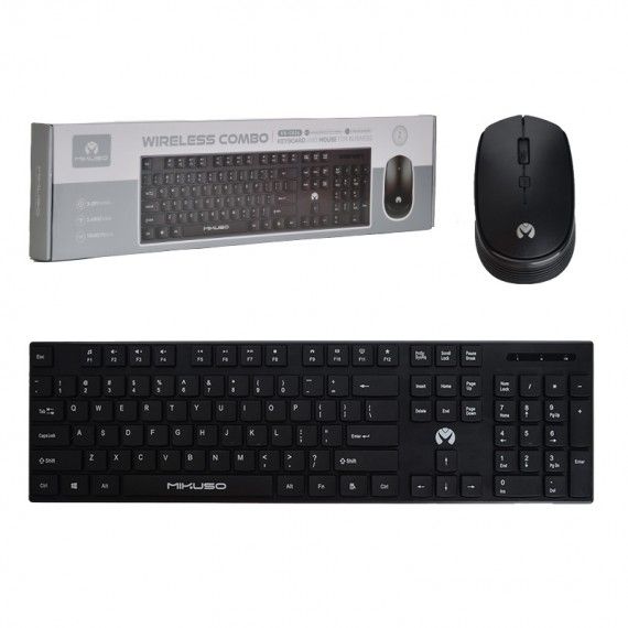 کیبورد و موس بی سیم میکاسو (MIKUSO) مدل KB-CO26‎