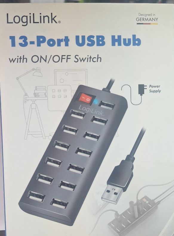 هاب LOGILINK 13 PORT