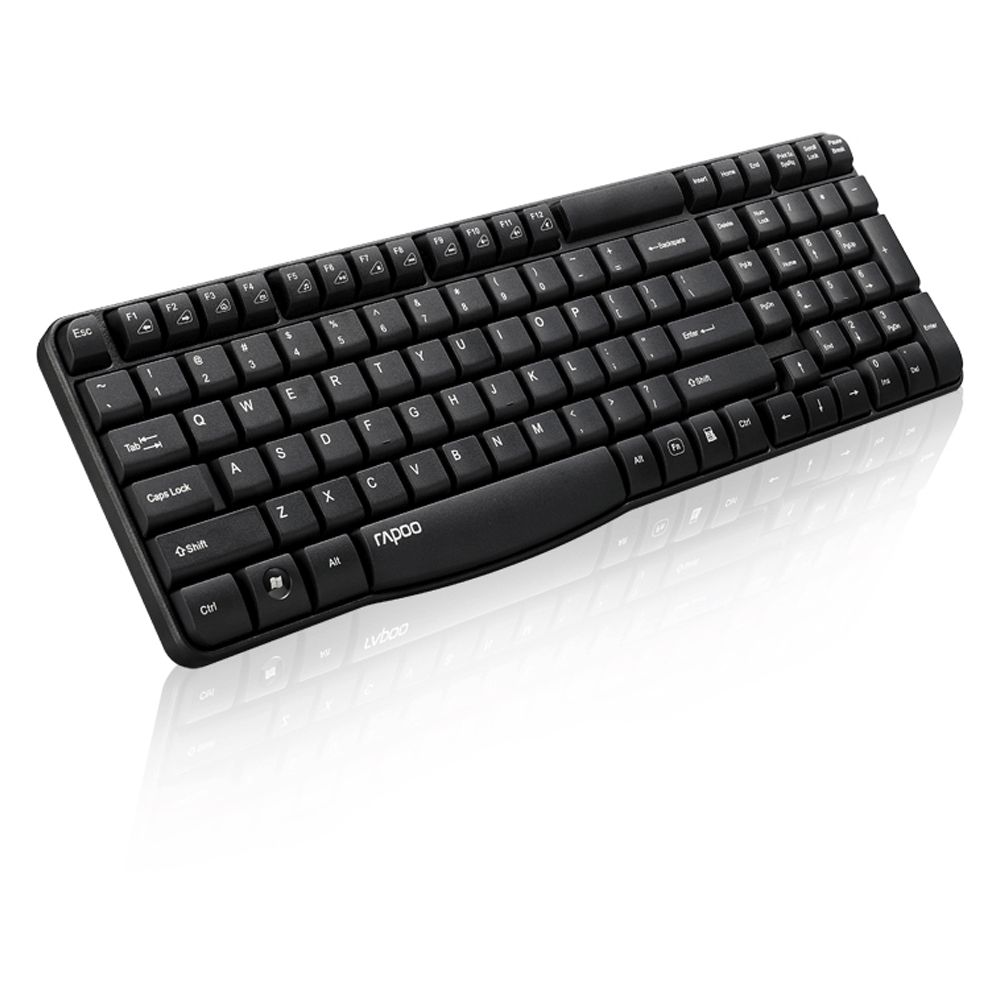کیبورد بی‌سیم رپو مدل RAPOO E1050 - مشکی - پانا