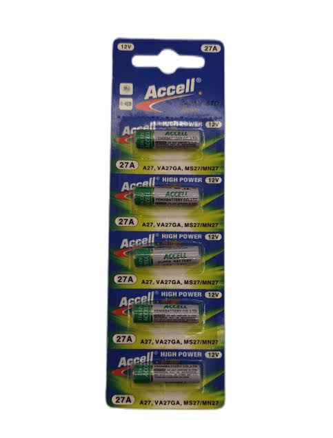 ACCELL 27A – Remote Battery (Pack of 5)