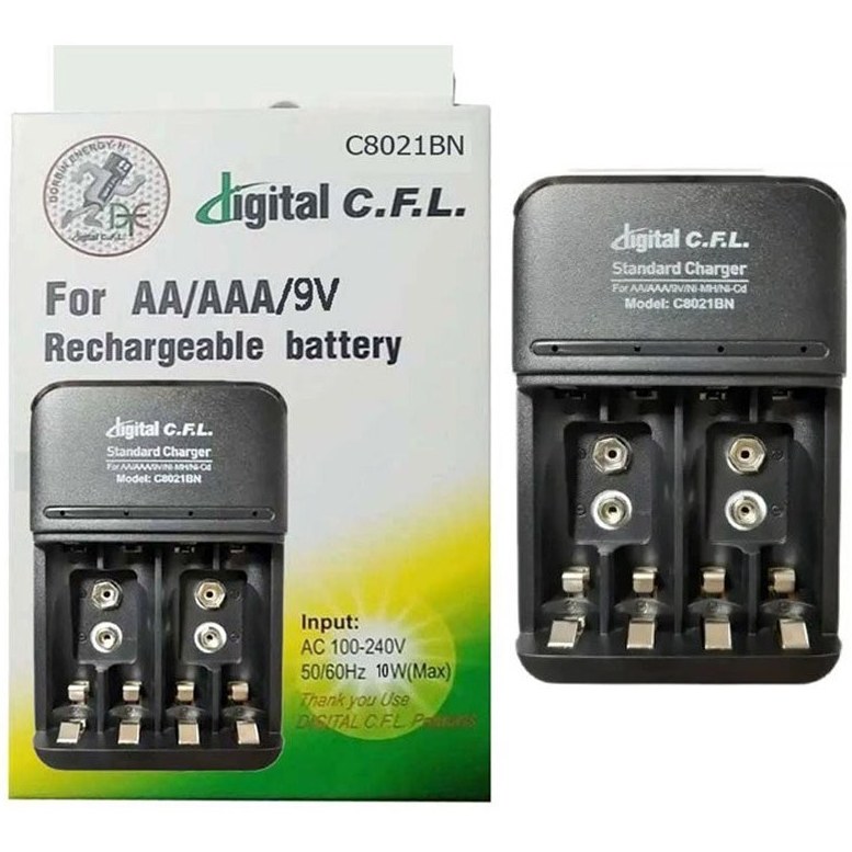 شارژر باطری چهارتایی سی اف ال 8021