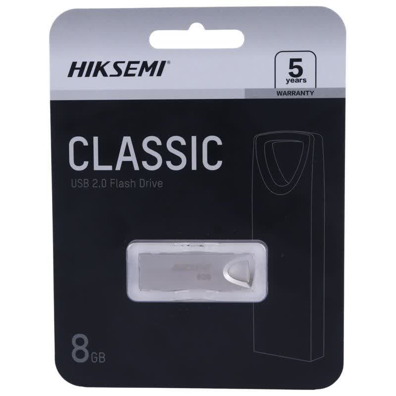 USB 8 GB Hikvision‑Hiksemi M200 Metal (فلش مموری ۸ گیگ هایک‌ویژن‑هایک‌سمی مدل M200 – بدنه فلزی)