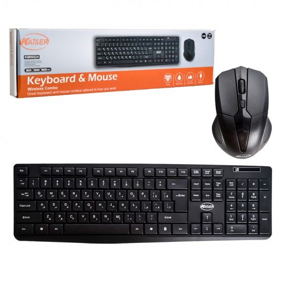 KAISER KMW824 کیبورد و موس بیسیم