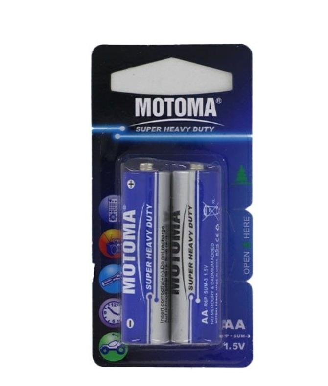 MOTOMA – Half‑Size Card Pen Battery (Pack of 2)