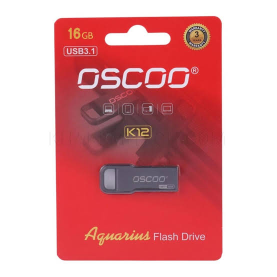 16G OSCOO K12 USB3.1 (فلش ۱۶ گیگ اوسکوو K12 USB3.1)