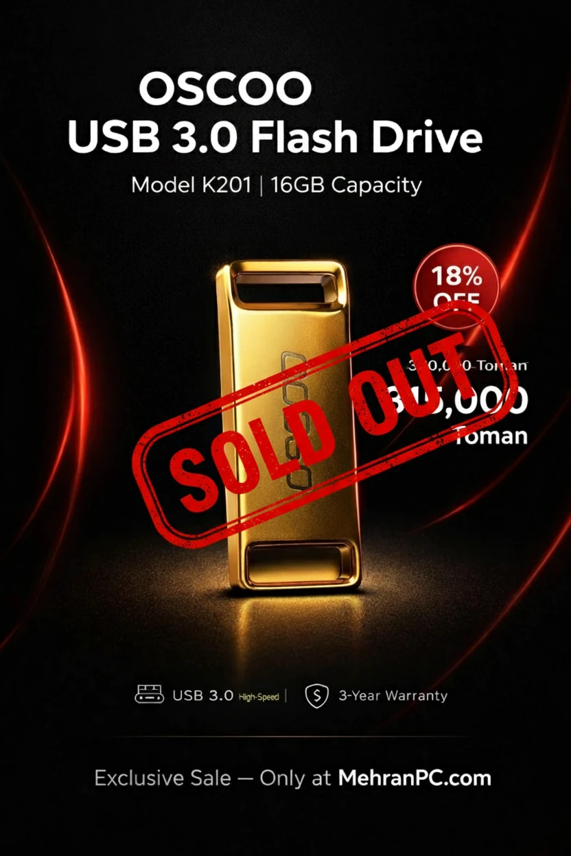 فلش مموری USB 3.0 اسکو مدل Oscoo K001 ظرفیت 16 گیگابایت
