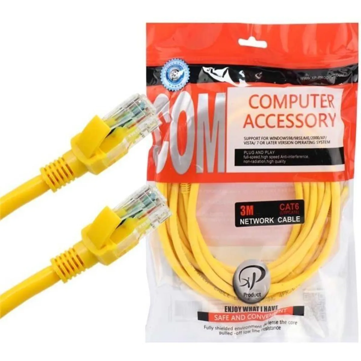 CAT6 XP 3 Network Cable (کابل شبکه CAT6 ایکس‌پی به طول ۳ متر)