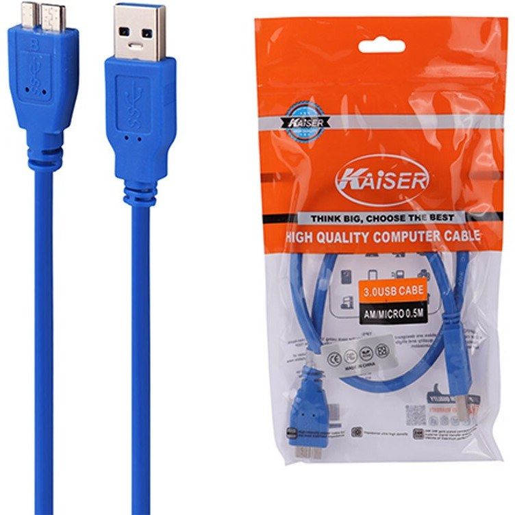 KAISER 50cm USB3 کابل
